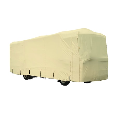 Eevelle GOLDLINE Series, Class A RV Cover, Tan Color, Fits 44-46ft Long RV GLRVA4446T